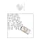 Beistle 1/2" Silver Push Up Confetti Poppers, 4ct.